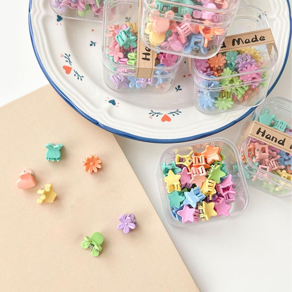 Star Hair Claw Clip Flowering Hair Claw Clamp Heart Butterfly Hair Catch Barrettes Strong Hold Hairpin for Girls