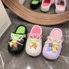 Straps building block office wear beach non-slip removable bag head cool slippers 2025 boken hole shoes women's summer