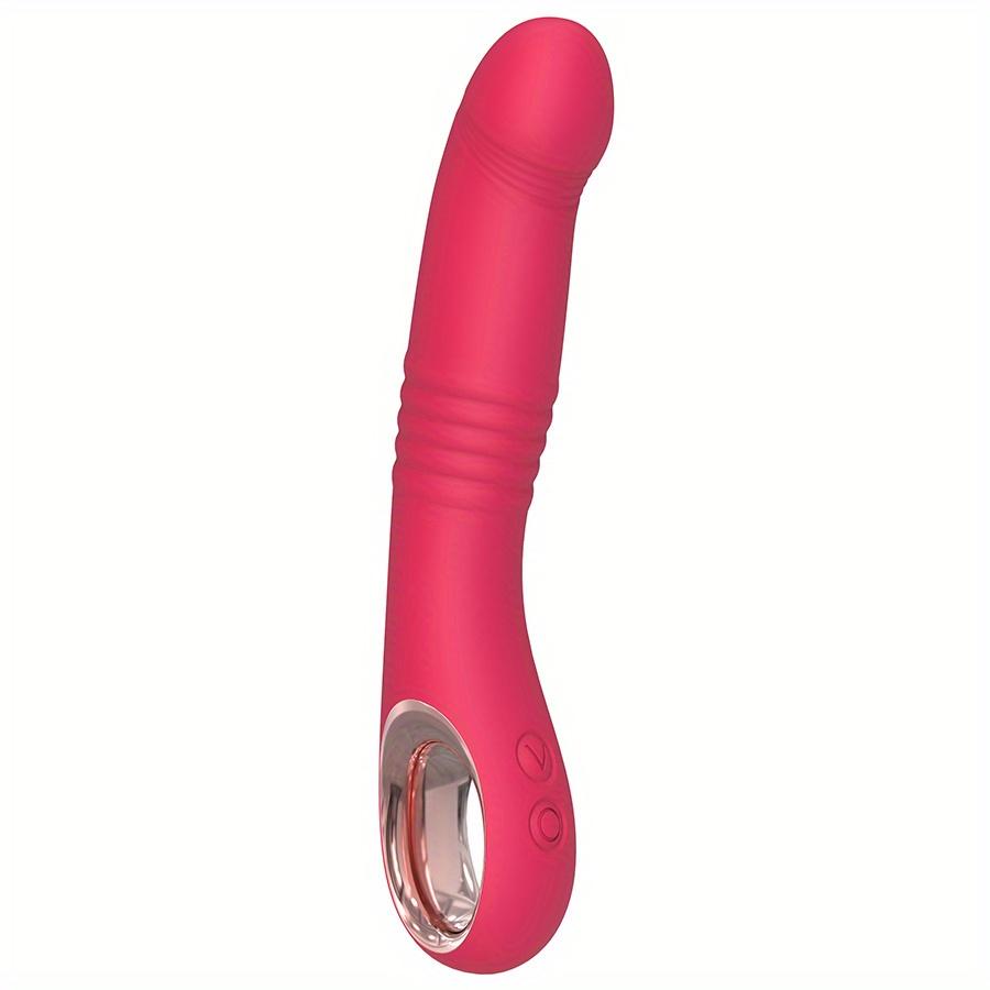 Titreşimli Yapay Penis AV Sopa Teleskopik Itme Masaj Vibratör Silikon Malzeme Yapay Penis Masaj Kadın Mastürbasyon Seks Oyuncakları, 10 Mod Yetişkin Çiftler İçin Oyuncaklar