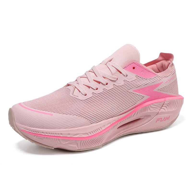 Large size new professional marathon running shoes full palm carbon board racing shoes youth shock absorption sports training shoes