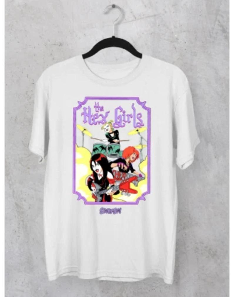 

Hex Girls Retro Rock Band Music T-shirt Unisex Style Suitable for All Seasons - Men s Summer Cotton Graphic Tee S разноцветный
