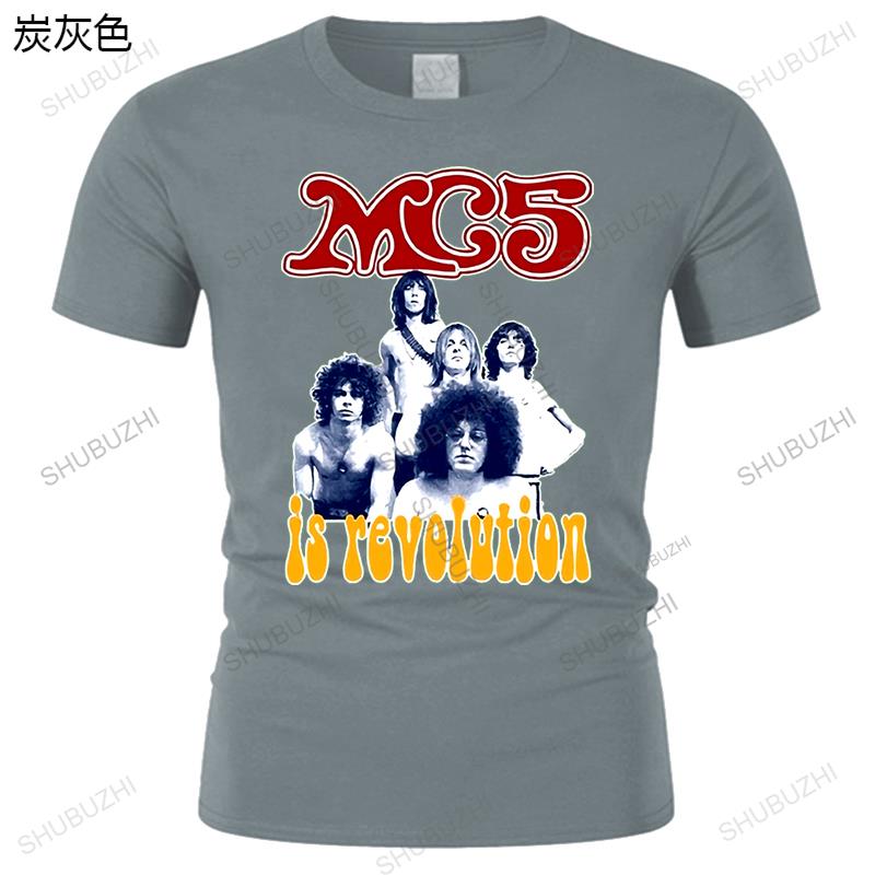 KAIXIAZ Pánské tričko Mc5 Tričko Je Bílá Revoluce Umělecká Trička Bavlna Tričko Pánské Letní Móda krátký rukáv Velikost
