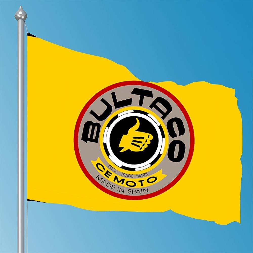 Bultacos Alpina Motorcycles Flags Room Decor Outdoor Decors Personalized Items Flags For Bedrooms Home Funny