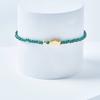 14K Dori Stone Bead Bracelet (Coral, Agate, Aquamarine)