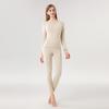Autumn and winter German velvet thermal underwear women's suit antibacterial velvet thickened heating lead long johns