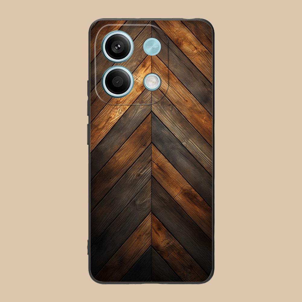 

Wood Texture Mobile Cell Phone Case for POCO F7 F6 F5 F4 F3 F2 Pro GT C75 C71 C65 C61 C40 Pro Ultra Colorful Printing Cover Poco C40