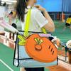 Lightweight Nylon Tennis And Badminton Carrot Tote Cartoon Handbag Pattern