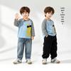 Bebeiyi Boys' Striped Long-Sleeve T-Shirt