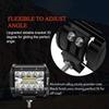 4" 60W Projecteur LED Lampe de travail Barre LED Phare 10800LM, Etanche IP67, Feux Antibrouillard pour Voiture Hors Diurne Lumière