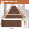 XINJIY Hallway 4mm Floor Kitchen Tile Entryway Long Compatible with Underfloor Solid Washable Carpet, 60x240cm, Thick, Anti-Slip, Water-Repellent,