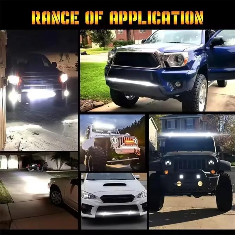 2-Rows 6D led light bar 14inch 20inch Spot Flood Combo Beam led bar For SUV 4X4 OffRoad LED Work Light 12V 24V Auto Driving Lamp