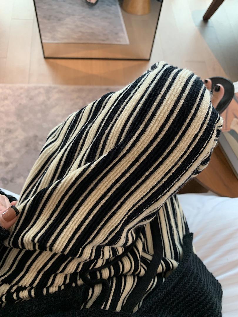 

Женские брюки больших размеров в вертикальную полоску, с высокой талией, стройнящие, повседневные, длиной до пола, летние L