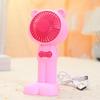 Portable Cute Macaron Color Rabbit Fan - Ideal for Students & Summer Festivals