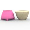 Reusable Face Shaped Succulent Pots Mold Flower Planter Silicone Mold for Face Succulent Pots Art and Craft Projects