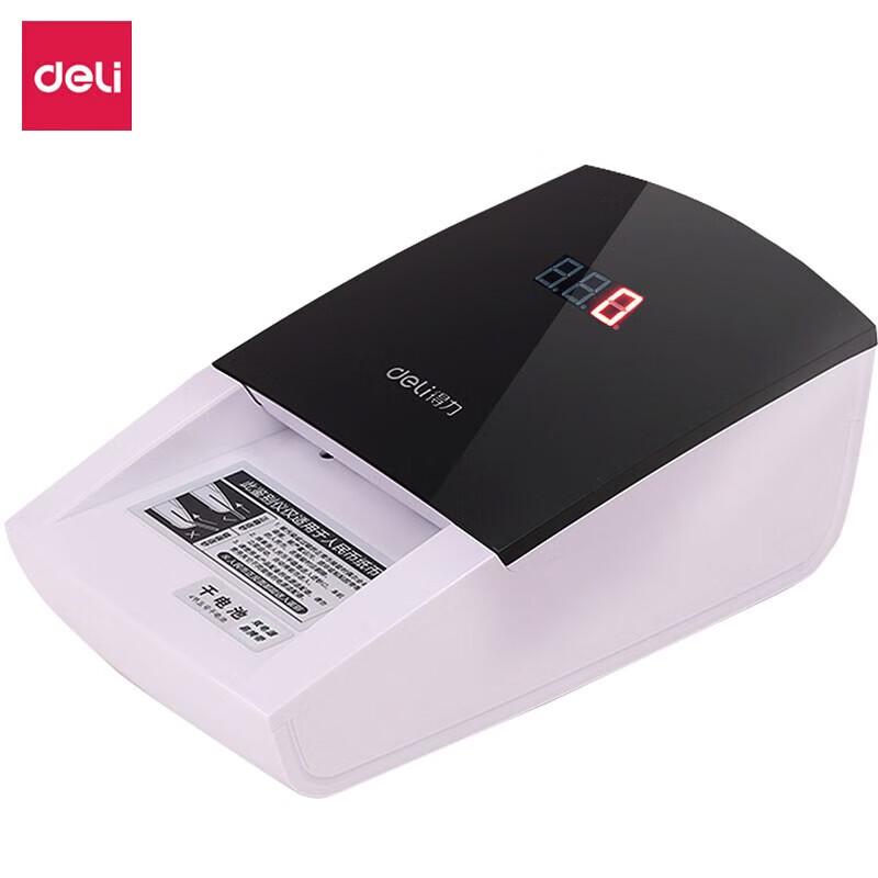 Deli Portable Smart Voice Banknote Detector 2129 CN plug (adapter included)