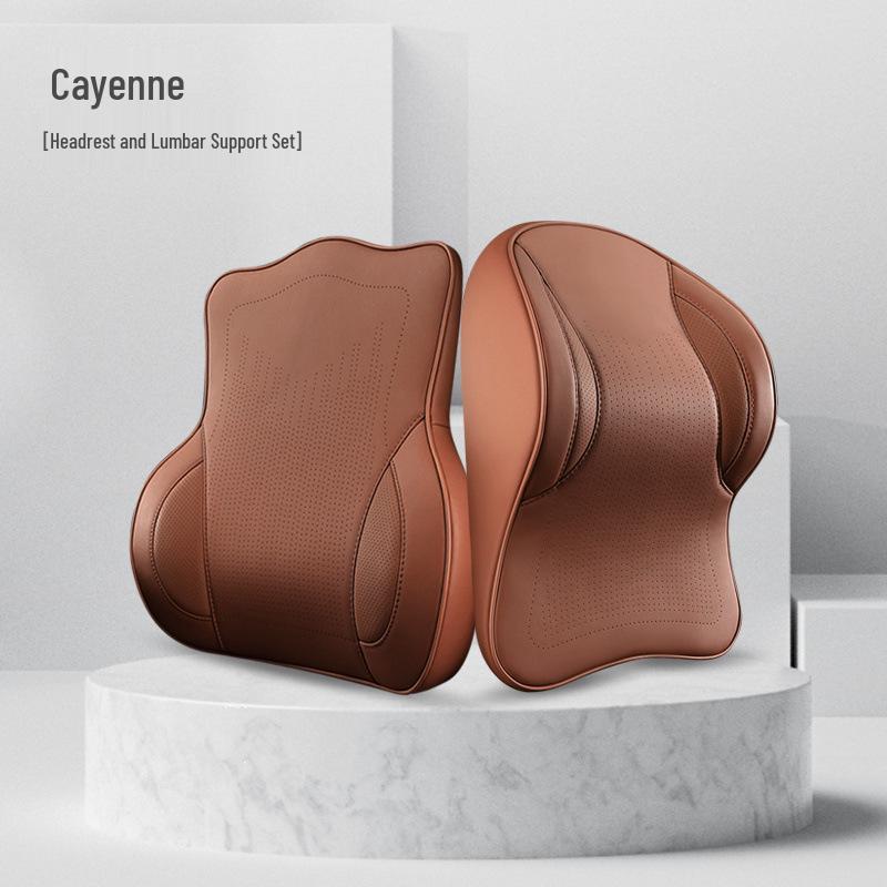 Aviation-Grade Memory Foam Car Neck and Lumbar Support Pillow
