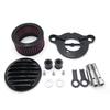 Black Air Cleaner Intake Filter System Kit For Harley Sportster XL883 XL1200 198