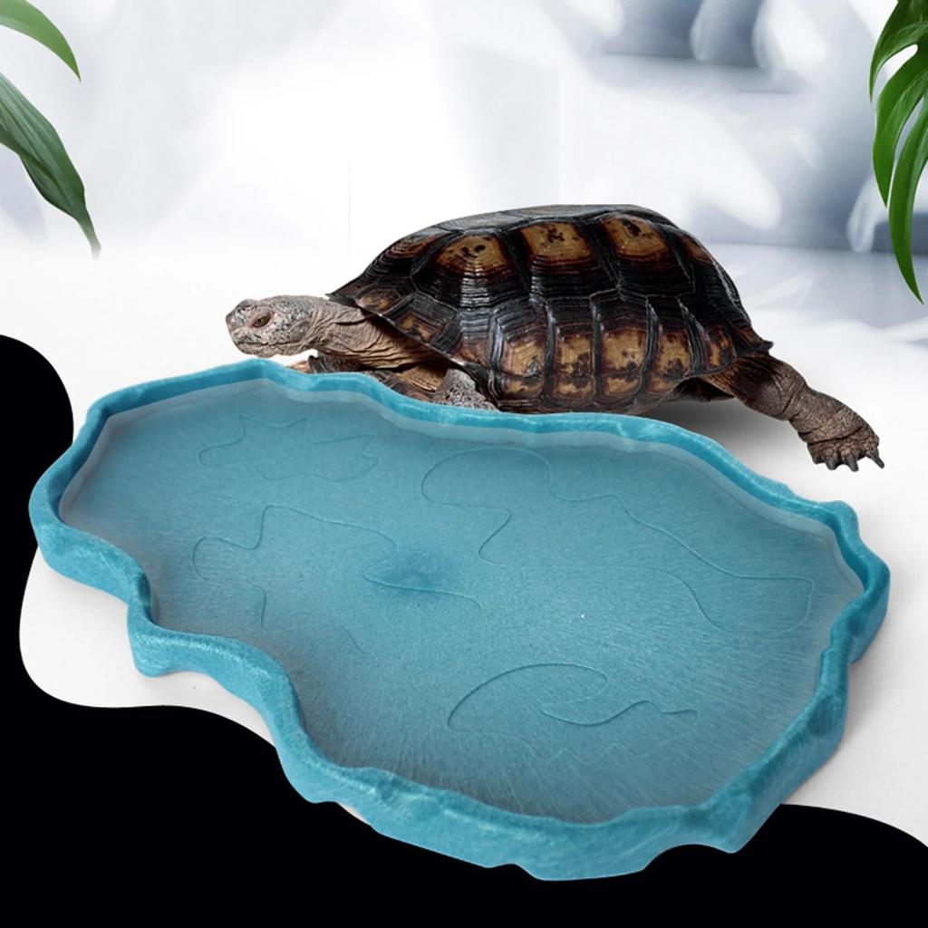 1pc - Versatile Small Reptile Feeding & Bathing Dish - Ideal For Lizards, Turtles - Reptile Supplies