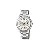 STANDARD Series Waterproof Business Quartz Movement Stainless Steel Strap Japanese and Korean Women's Watch White Dial LTP-2085D-7AVDF