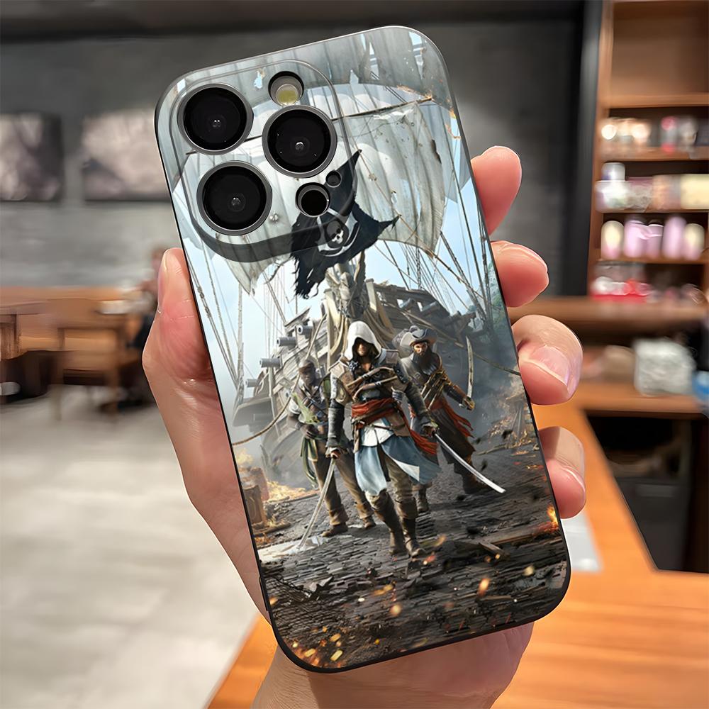 

Чехол для телефона игры Assassin s Creed Для IPhone 17 Pro Max 15 Pro 16 14 Plus 12 13 Mini 11 Pro Ударопрочный Мягкий Чехол iPhone16Plus