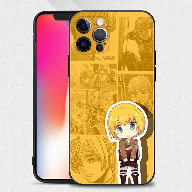 

Супер милый чехол для телефона «Атака Титанов» для Apple Iphone 14 13 12 11 Pro Max 13 12 Mini Xs Max Xr X 7 8 Plus 6 6s чехол For iPhone 14Pro Max