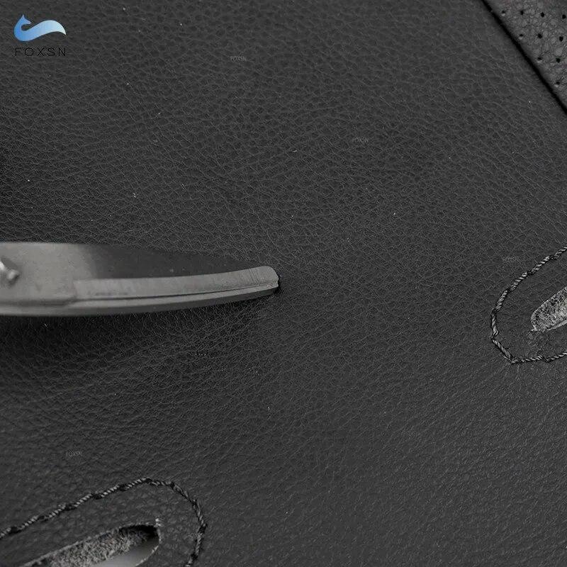 Car Braid Steering Wheel Cover For Mazda CX-5 CX5 Atenza 2014 New Mazda 3 Axela CX-3 Scion iA 2016 Perforated Microfiber Leather