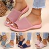 Fashion Sandals Color Slippers Solid Casual Women'S Flat Breathable Mesh And Bear Slippers For Women Size 11 Home Slippers Women