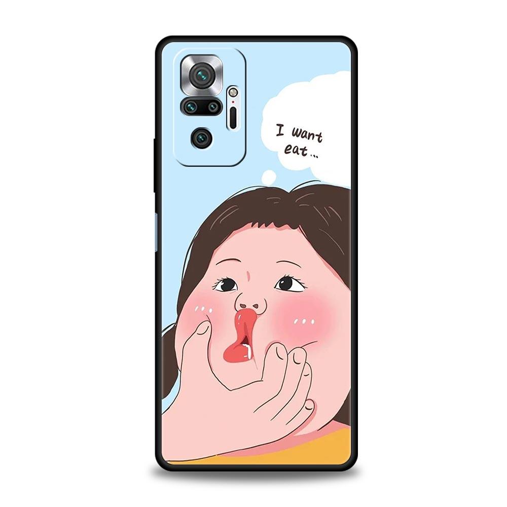Phone Case For Xiaomi Redmi Note 14 13 12 5G 11 10 Pro Plus 4G 9S 9 14C 13C 12C 10C 9C 9A Cover Cartoon Funny Boy Girl Couple