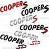 Metal COOPER SD Emblem Car Sticker Letter Badge Body Rear End Trunk Decor For Mini Cooper S R60 R52 R53 R55 R56 F54 F55 F56 F60