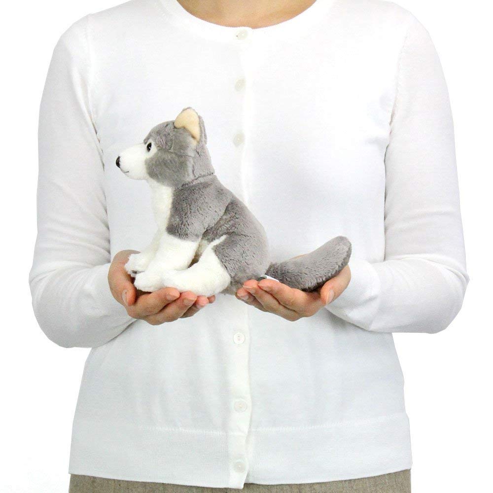 Colorata Wolf Stuffed Toy (ChildReal Animal Family) Gentle Touch Realistic (Wolf Stuffed Toy) Animal Toy Doll Mascot Birthday Gift Present (Meter