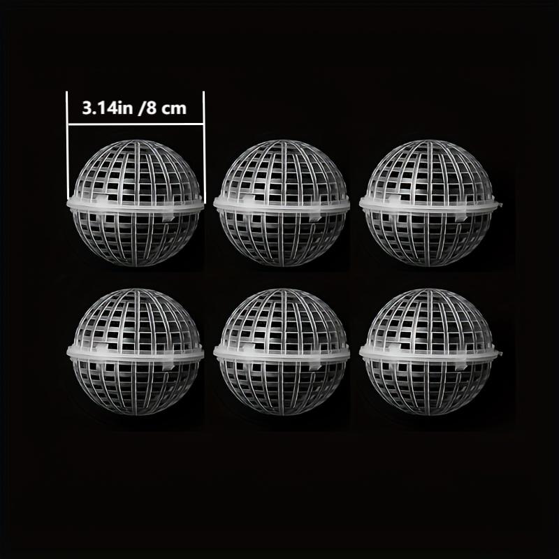 

6 шт. Современные пластиковые подвесные шары-кашпо с дренажными отверстиями, круглые аксессуары для садоводства в помещении и на открытом воздухе для суккулентов