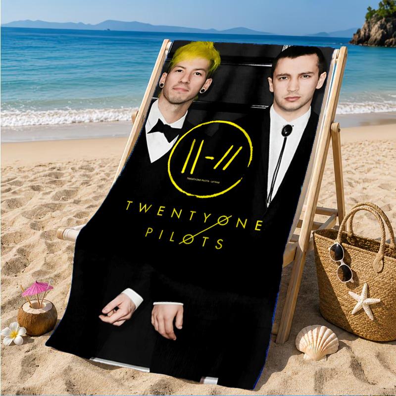 Twenty One Pilots Music Evolution Beach Towel, Microfiber Beach Towel, Perfect For Pool, Beach, Travel, Home Decor Beach Party Fan gifts