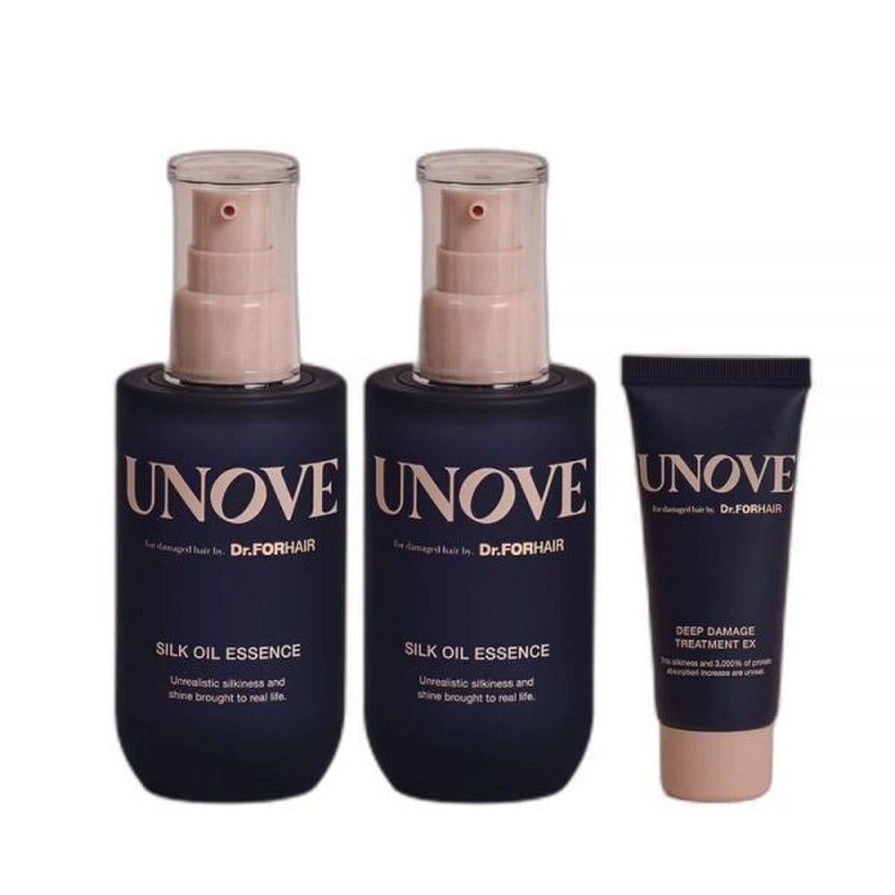 

[unove] Silk Oil Essence 70mlx2+Deep Damage Treatment 40ml