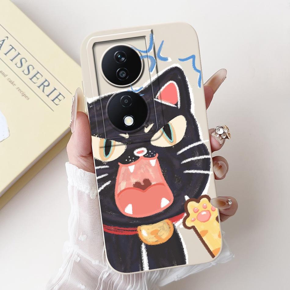 For Honor X7b Cute Panda Rabbit Cartoon Case HonorX7b X 7B 4G CLK-LX1 LX2 LX3 Camera Protective Soft Silicone Phone Cases