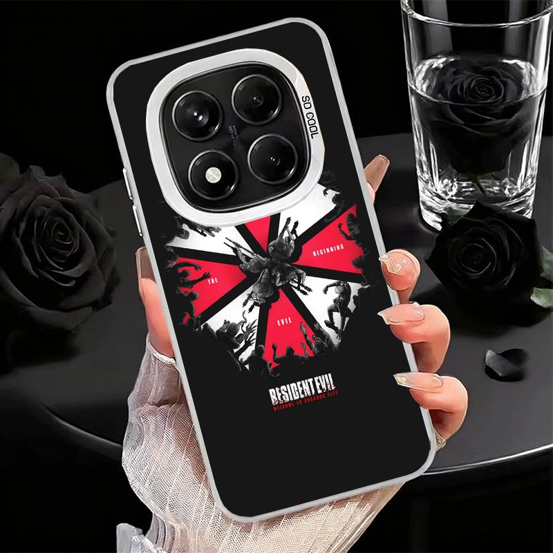 

R-Resident-Evil Game Soft Phone Case for Xiaomi Redmi Note 13 14 15 Pro Plus 12S 12 11S 11 11T 10S 10 Shockproof Cover Back Shel Redmi Note 14 Pro 5G