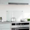 VidaXL Kitchen Backsplash Transparent 70x40 Cm Tempered Glass 249466