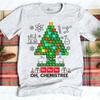 Science Christmas Gifts Oh Chemis Tree Graphic Cotton TShirt Holiday Funny Chemistry Fashion Oneck Printed Unisex Adult Tops