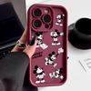 Mickey Mouse Cartoon Black White Phone Case For iPhone 17E 11 12 13 14 15 16 17 Pro Max Fundas 17 Air Plus 16e 13Mini Back Cover