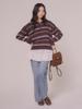 Mellotoli Striped Knit Collared T-Shirt (2 Colors)