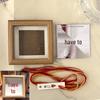 Festive Holiday Cross-Stitch Blessing Ornament Frame - Handmade DIY Gift for Friends