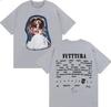 Sommer-Hit-Sängerin TINI Futtturas Album Popmusik Gothic Frühling Sommer 2026 Print Reines Baumwoll-Mode-Freizeit-T-Shirt y2k ins