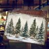 Pcs Vintage Christmas  Metal Tin Signs Retro Iron Wall Art Plaques with Festive Quotes Rustic Decor for Living Room