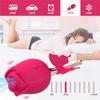 Rose Klitoris Vagina Klitoris Nippel Höhepunkt Massager Zunge Vibratoren