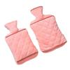 Thickened Velvet Hot Water Bottle with Hand Inserts for Warmth and Anti-Scald Heat Therapy.