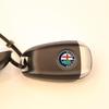 WAJDS1 14mm Aluminium Metal Car Styling Remote Key Stickers For Alfa Romeo 156 159 147 4C 8C 166 Giulia Giulietta Mito Stelvio Spider
