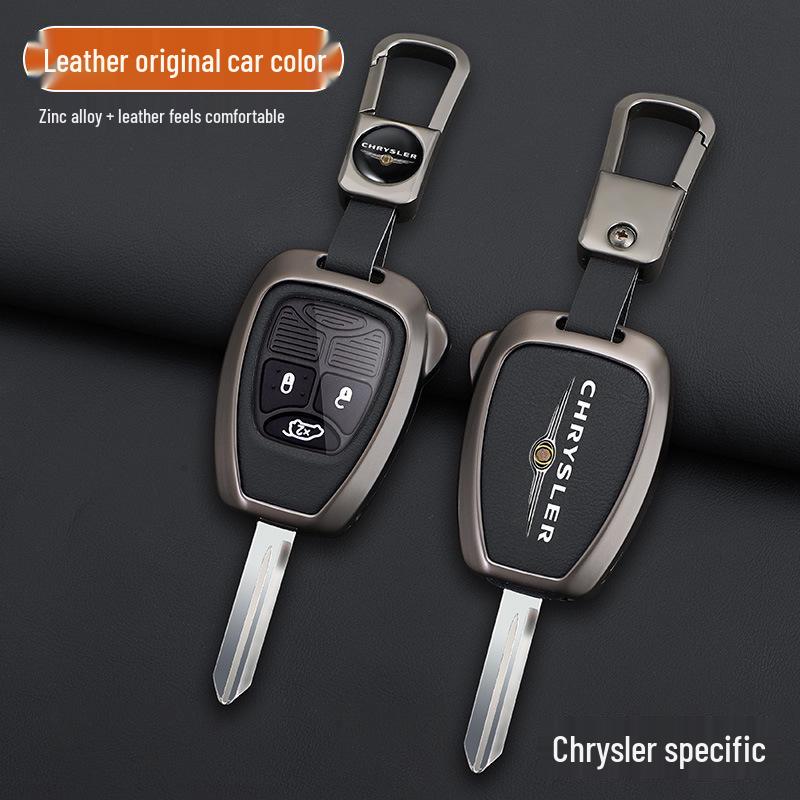 Chrysler 300C Key Case for 2006-2007 Models: Remote Control Metal Shell & Buckle