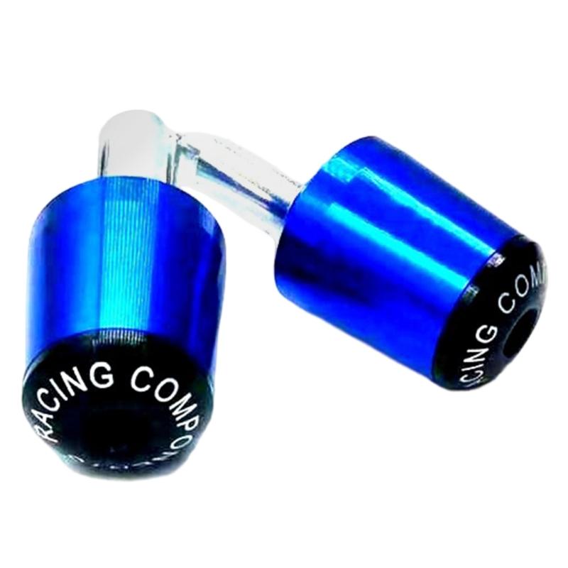Universal Motorcycle Handlebar End Plugs Non Slip Surfaces High Effect Resistance Aluminum Weather Resistant Handle Plugs