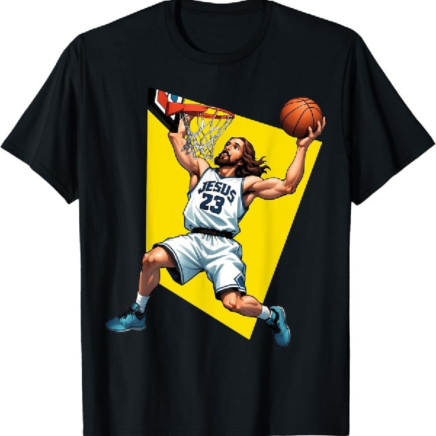 

Athletic Jesus Slam Dunk T-Shirt XXXXXL
