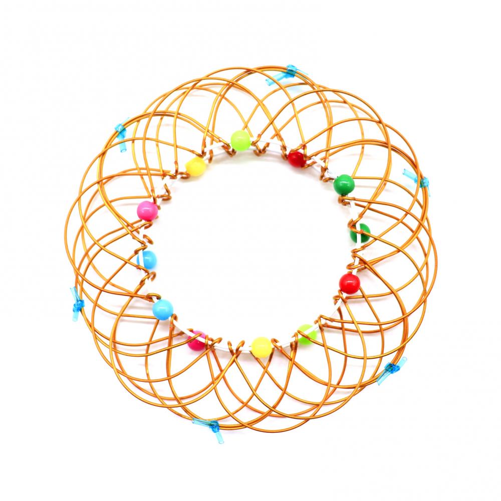 Kids Mandala Antistress Toy Adjustable Thirty-Six Variable Variety Flower Basket Iron Loop Children's Puzzle Decompression Toy