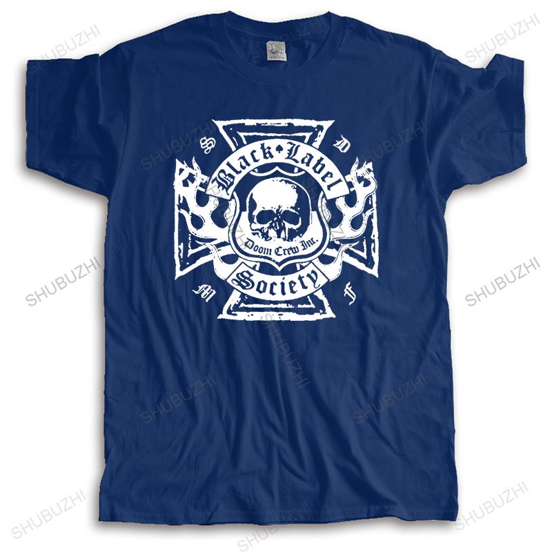 Summer Brand Tshirt Men Cotton T Shirt BLACK LABEL SOCIETY 2 FRUIT OF THE LOOM DTG Fashion Unisex printing Teeshirt